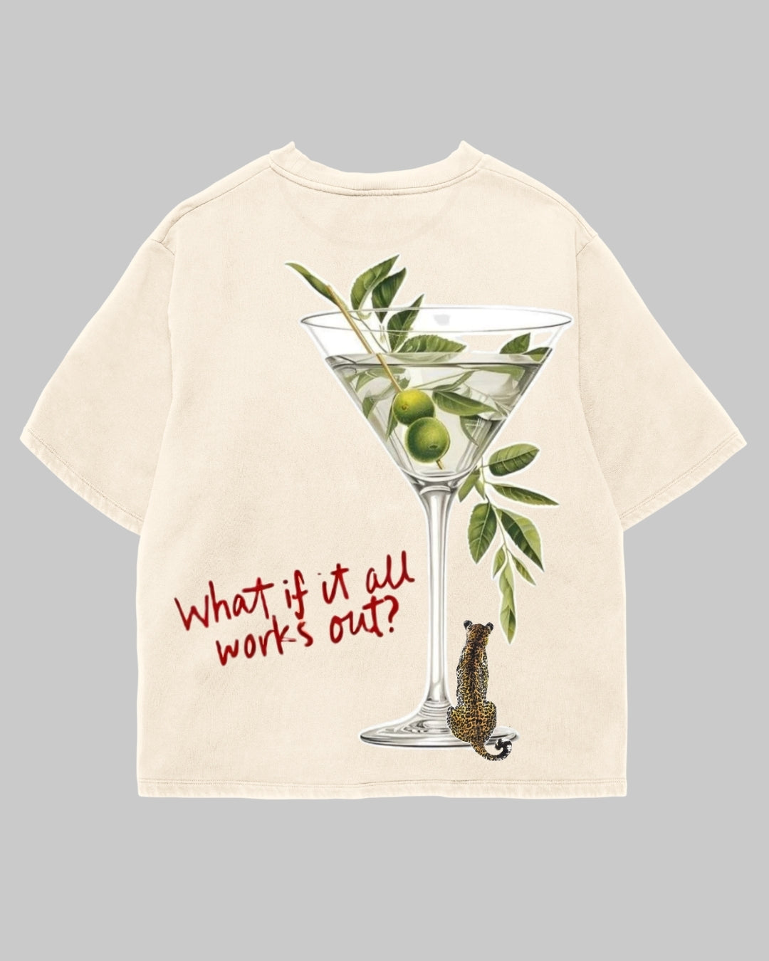Tricou Oversized Working Martini