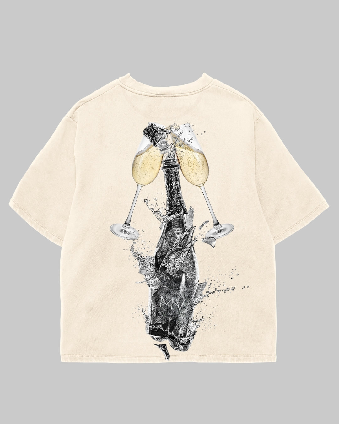 Tricou Oversized Champagne Cheer