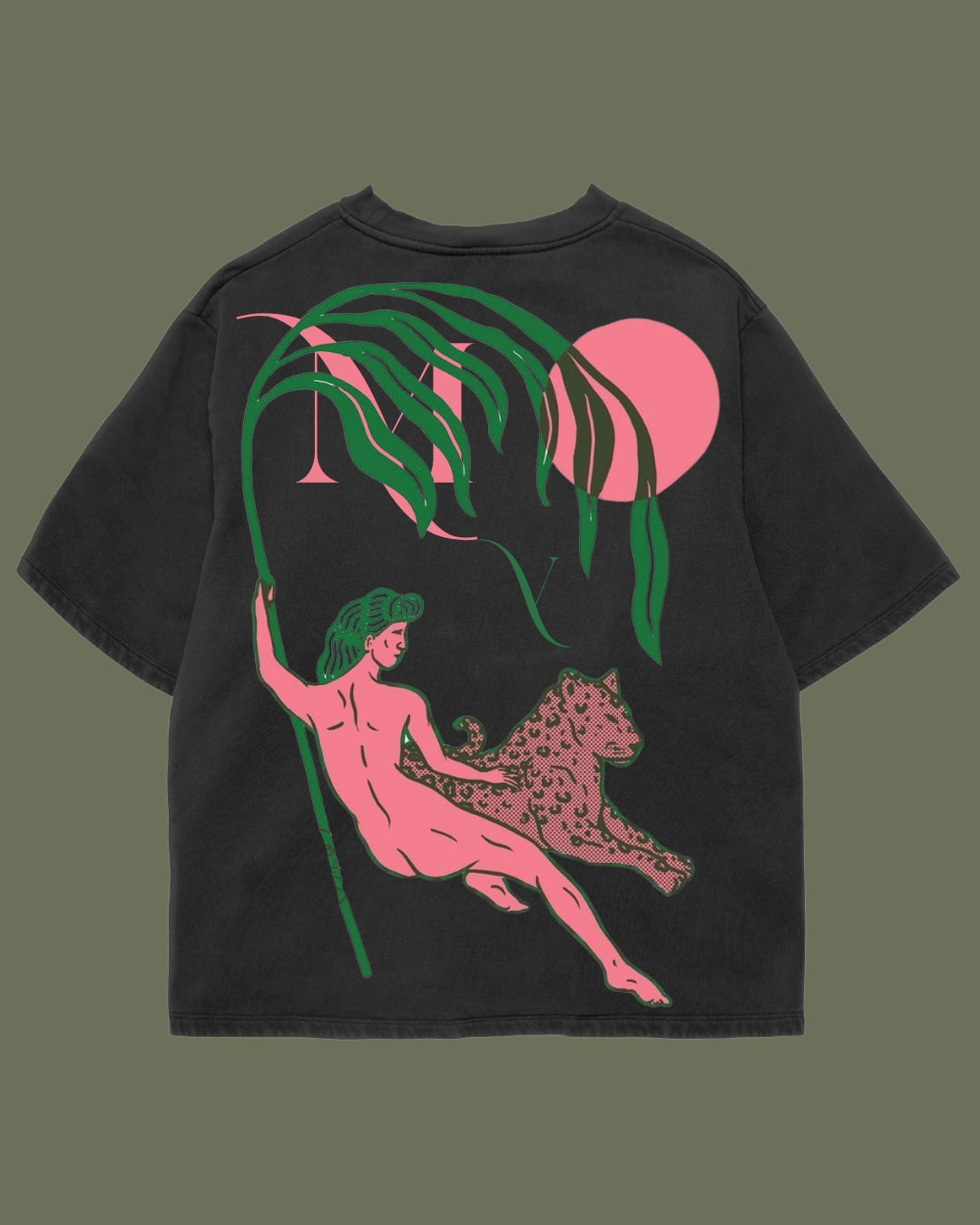 Tricou Oversized Palm Spring