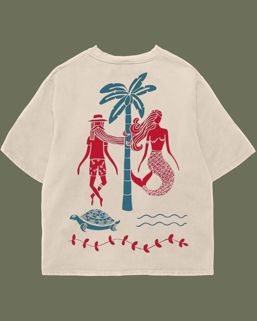 Tricou Oversized Mermaid