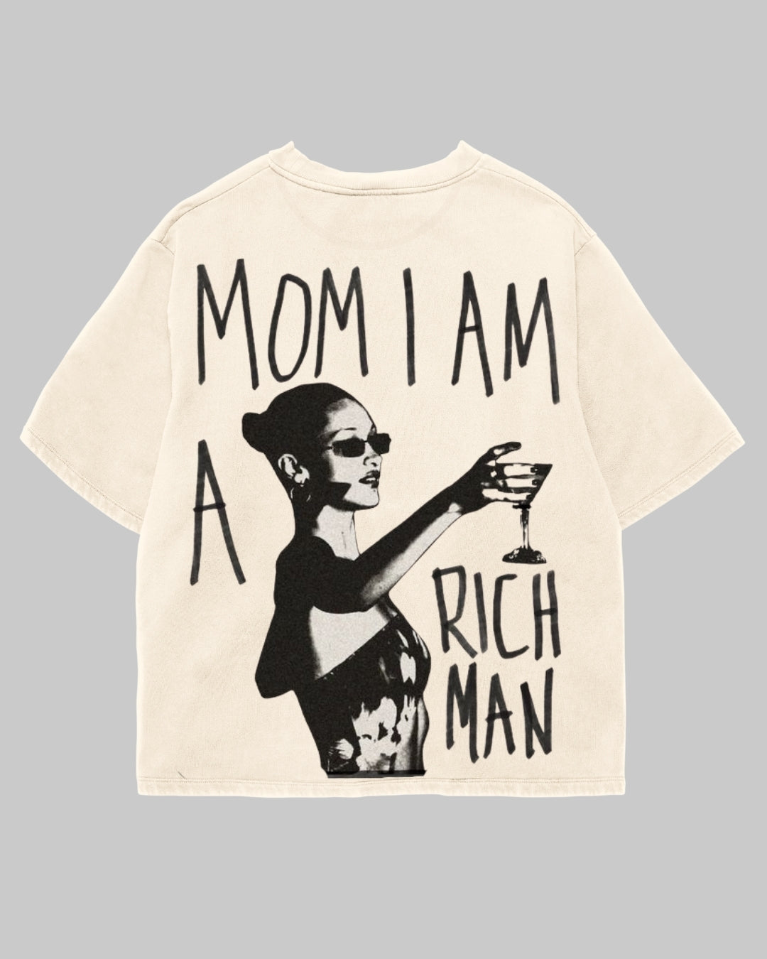 Tricou Oversized Rich man