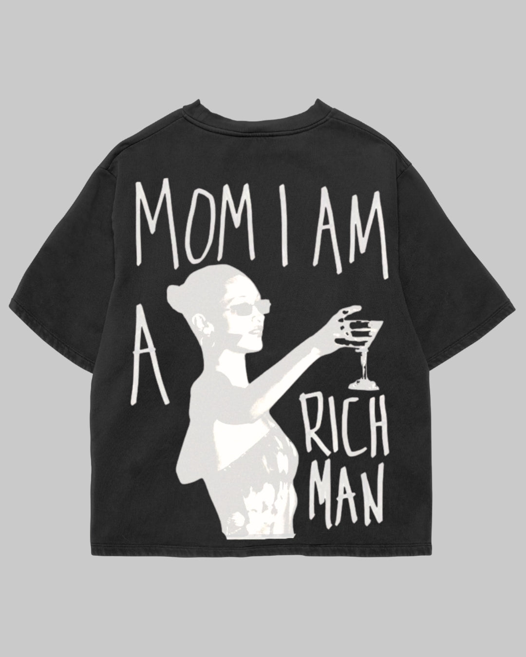 Tricou Oversized Rich man