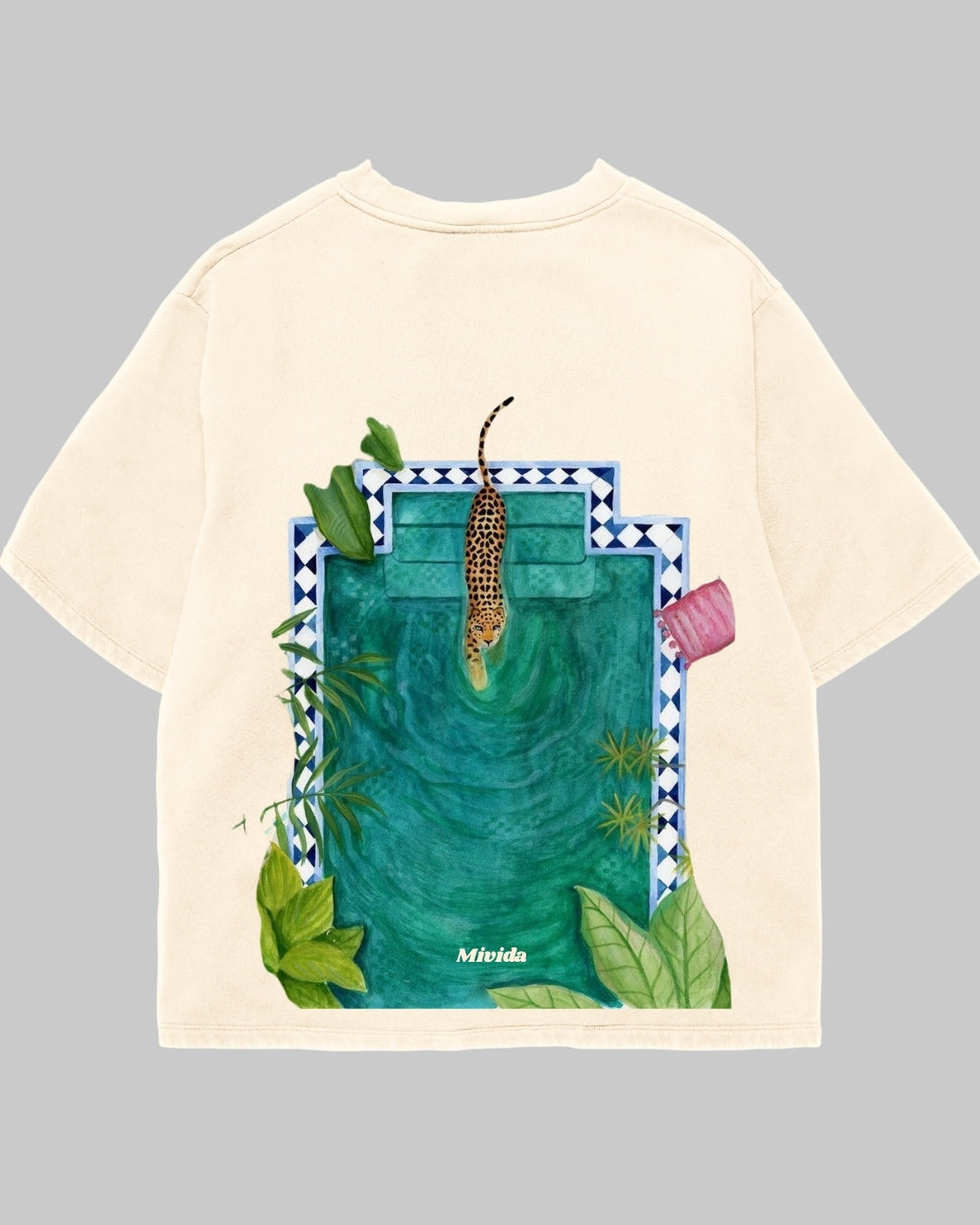 Tricou Oversized Tropical