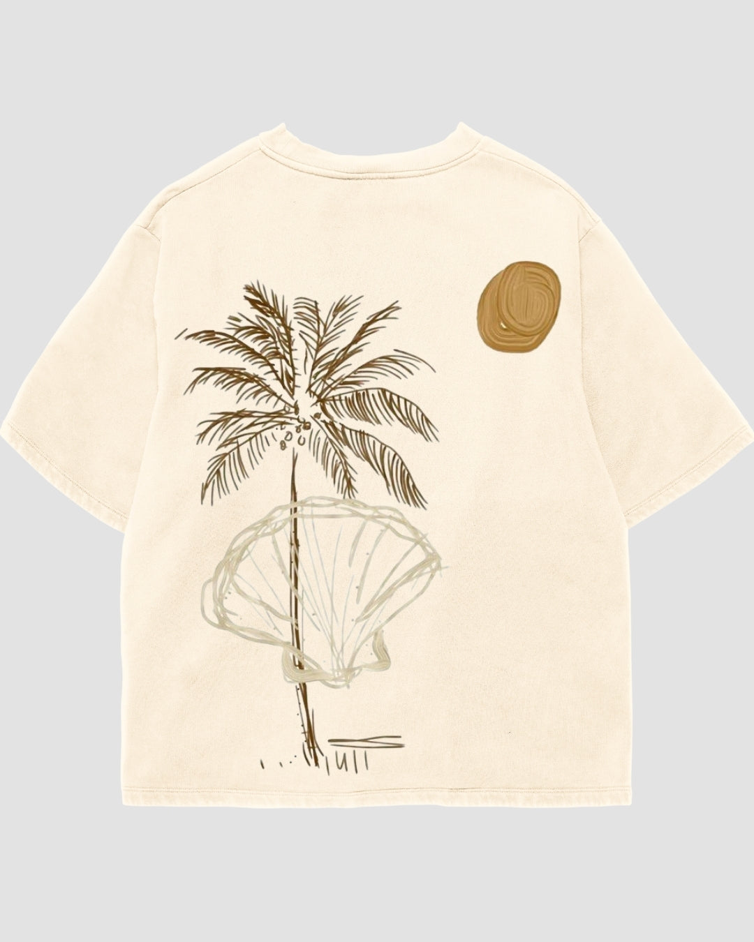 Tricou Oversized Palm Tree