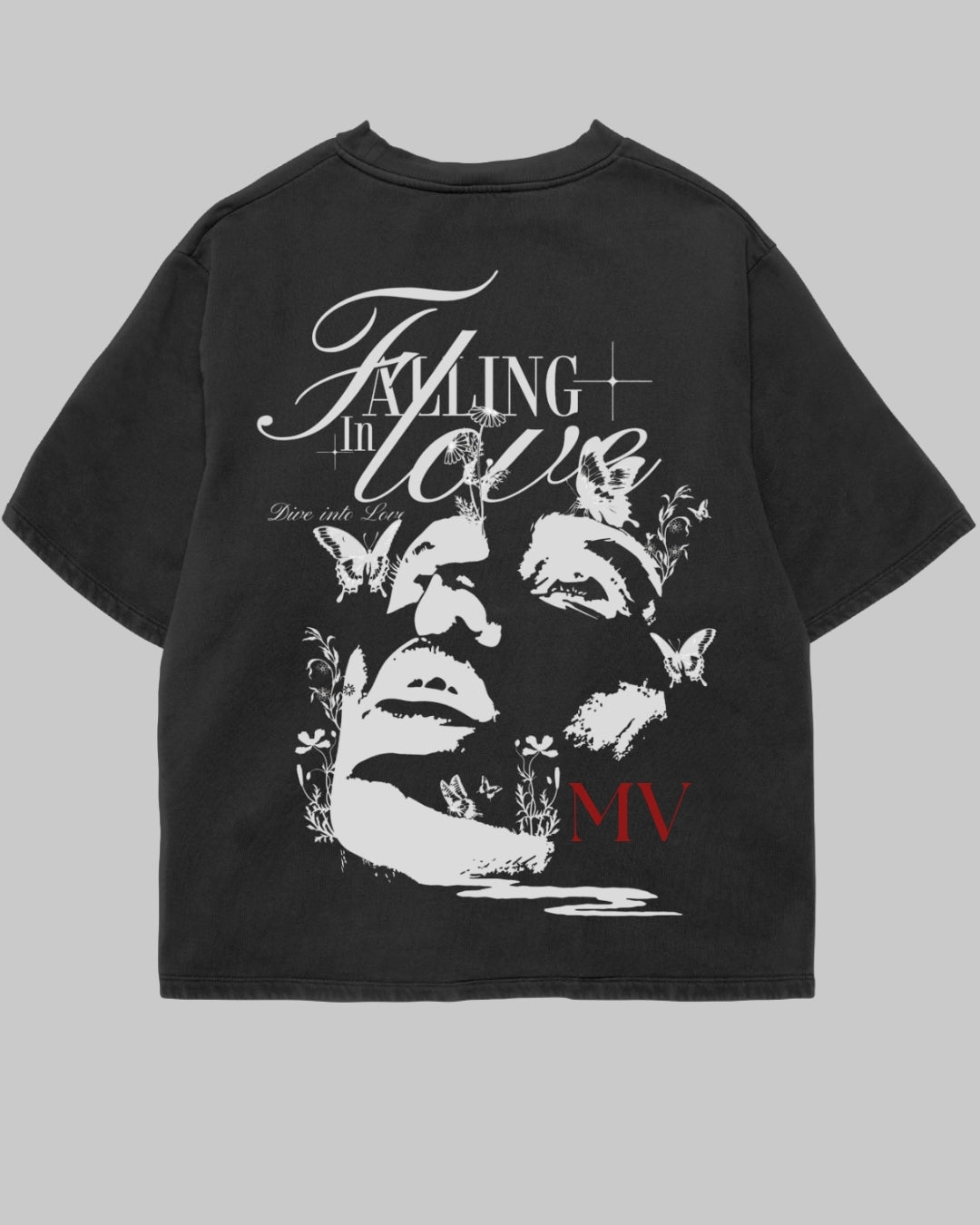 Tricou Oversized Falling Love