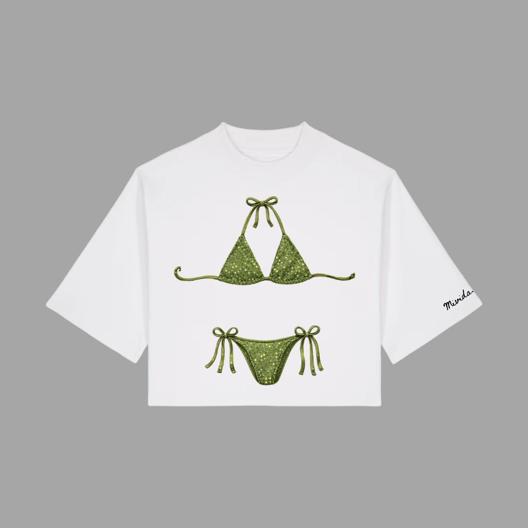Cropped Tee Bikini
