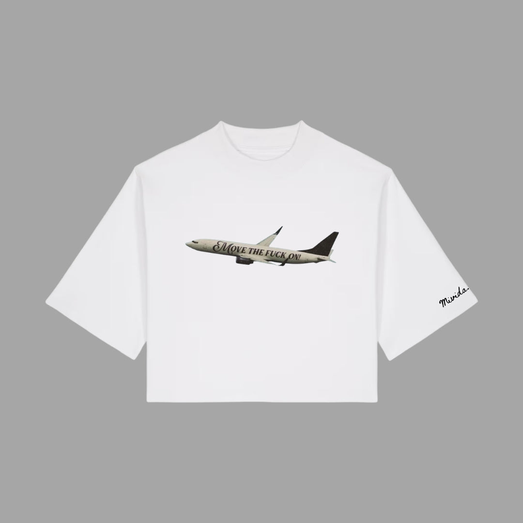 Cropped Tee Move On